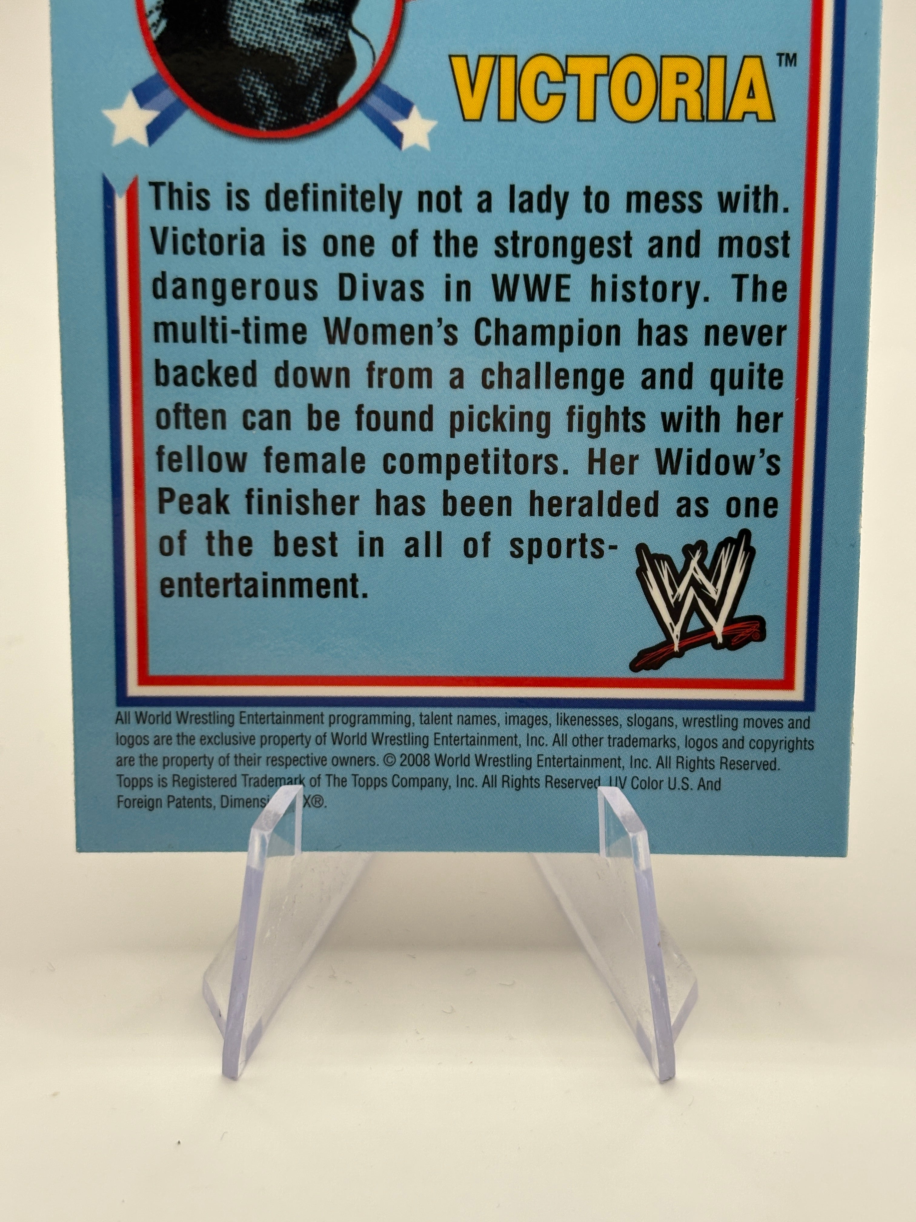2008 Topps WWE Heritage Chrome xfractor Victoria #69 FRENLY BRICKS - Open 7 Days